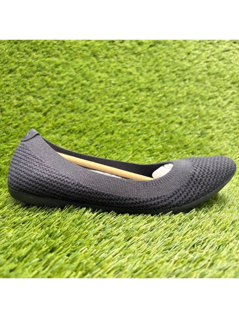 Allbirds Tree Breezer Womens Size 5.5 Navy Blue Casual Slip On Ballet Flats Shoe